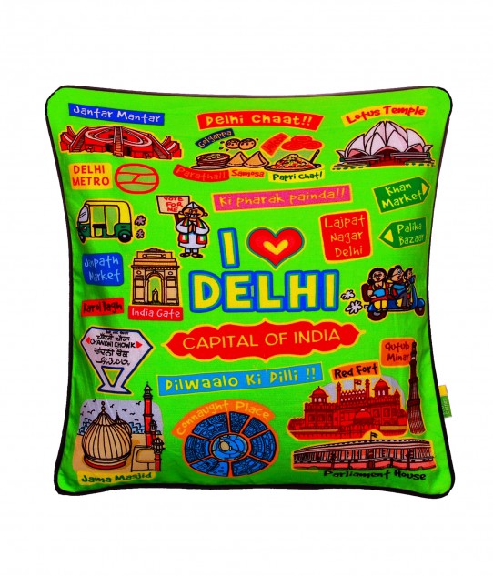 Delhi Coloured Cushion Cover