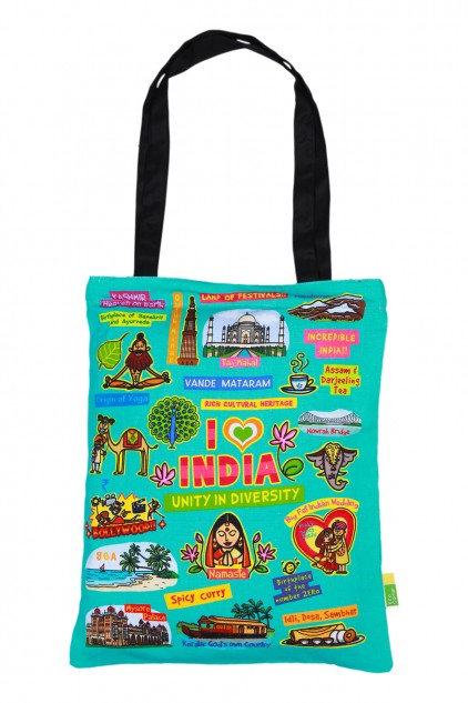 Small Coloured India Bag
