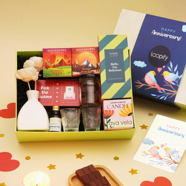 Love Birds Anniversary Hamper