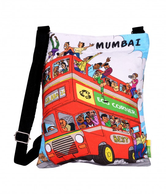 Small Aamchi Mumbai Bus Sling Bag