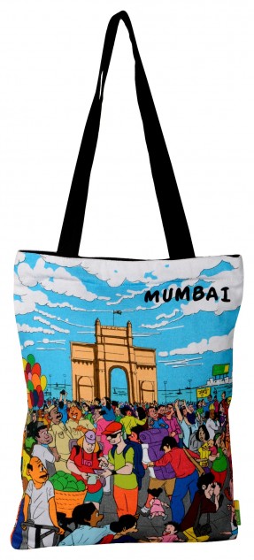 Small Aamchi Mumbai Gateway Cotton Bag