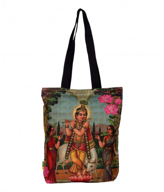 Raja Ravi Varma Krishna RPET Bag, Recycled from PET Bottles