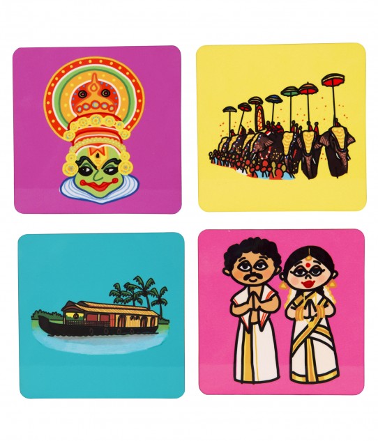Kerala Coaster Set of 4