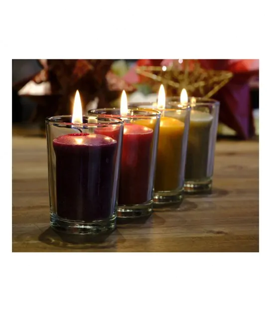 Gnome colored candles-lavender