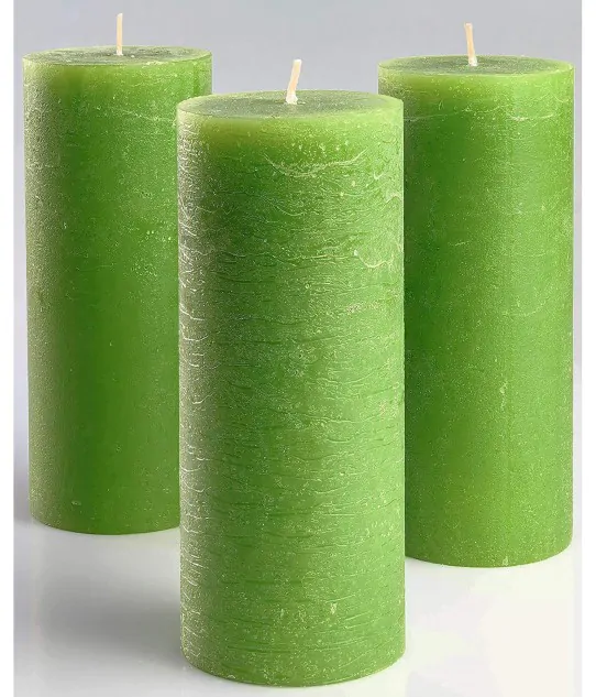 Mint green aroma candle set
