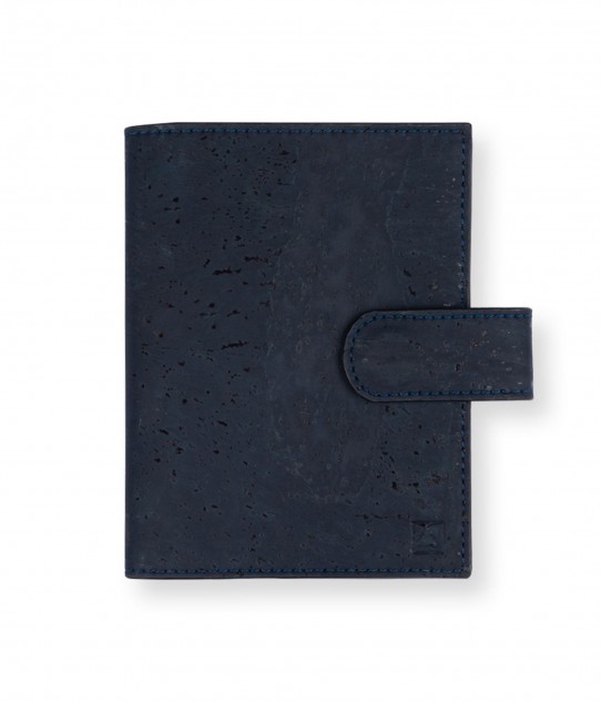 Cedar Passport Sleeve, Made from Cork - Charcoal Black