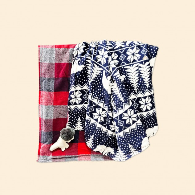 Baby Blankets - Christmas Hues