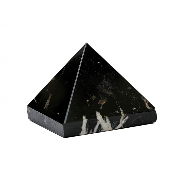 Handmade Real Tourmaline Prism - Black