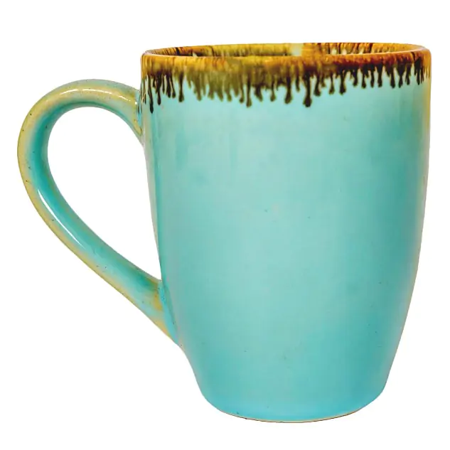 Ceramic Coffee Mug - Turquoise