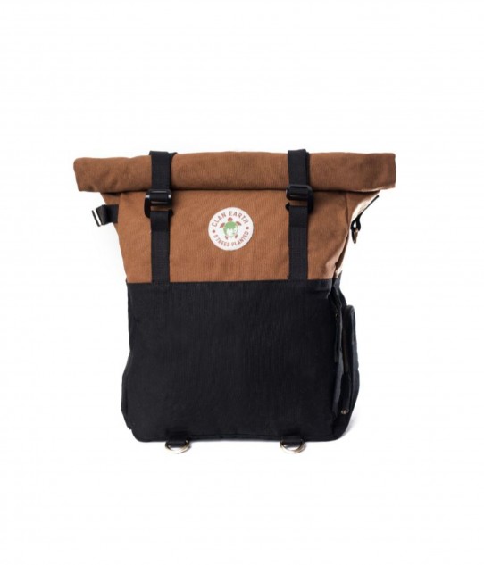 Pangolin Backpack - Walnut Brown & Charcoal Black