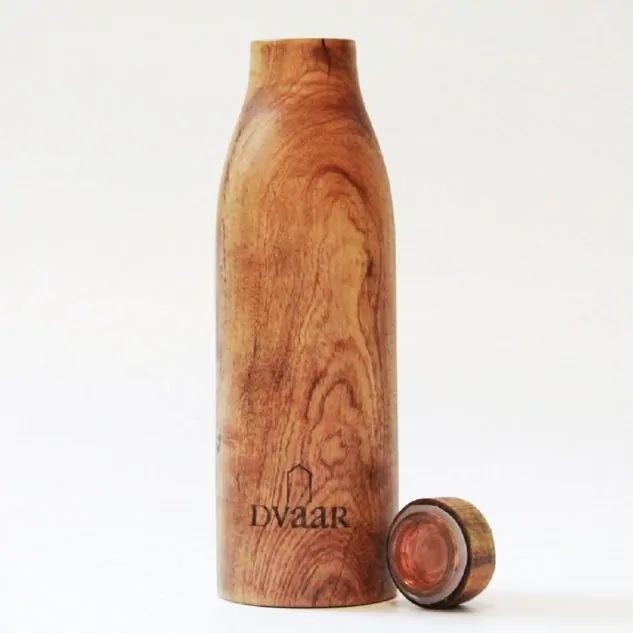 Wooden copper bottle (Quantity: 500 ml)