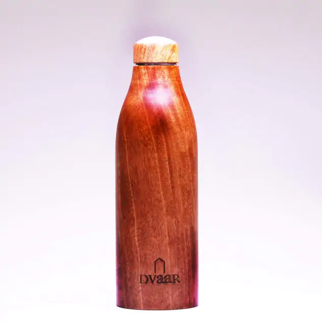 The Wooden copper bottle (Blackberry wood)