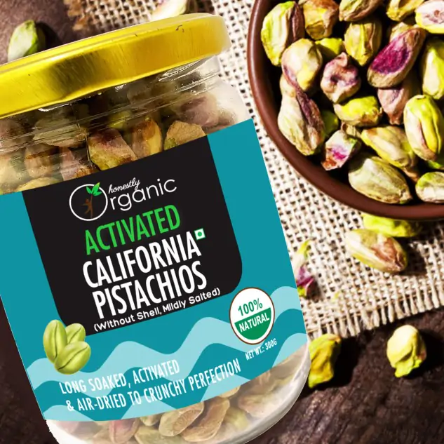 Mildly Salted Activated California Pistachios