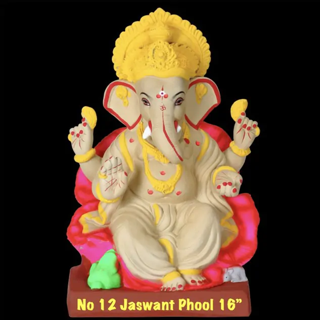 Jaswant Phool Ganesh Idol - 16 Inches, Mumbai
