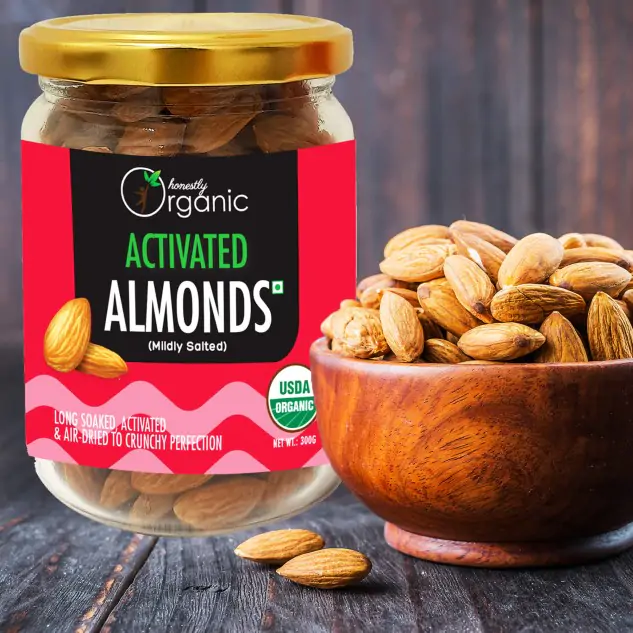 Mildly Salted Activated Organic Almonds