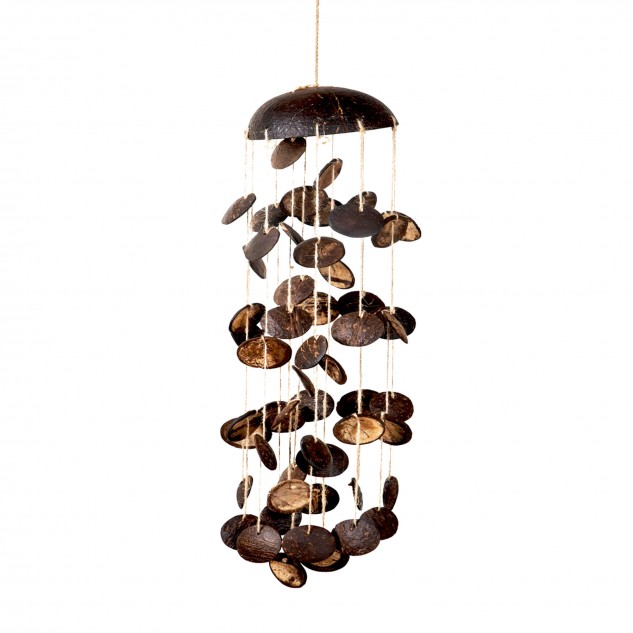 Upcycled Coconut Shell Vayu Wind Chime DIY Kit