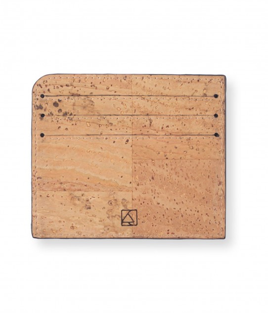 Rio Card Case, Made from Cork - Rust