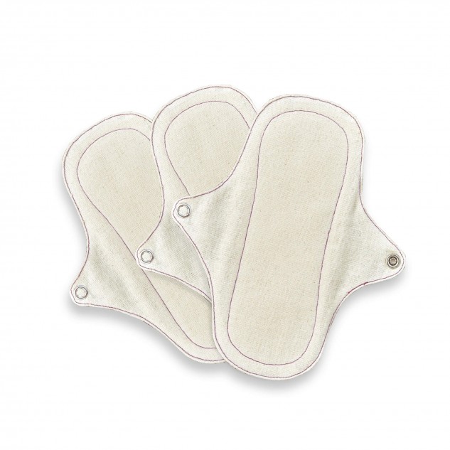 Buy Pantyliners Without PUL - Pack of 3, White Flower, Eco