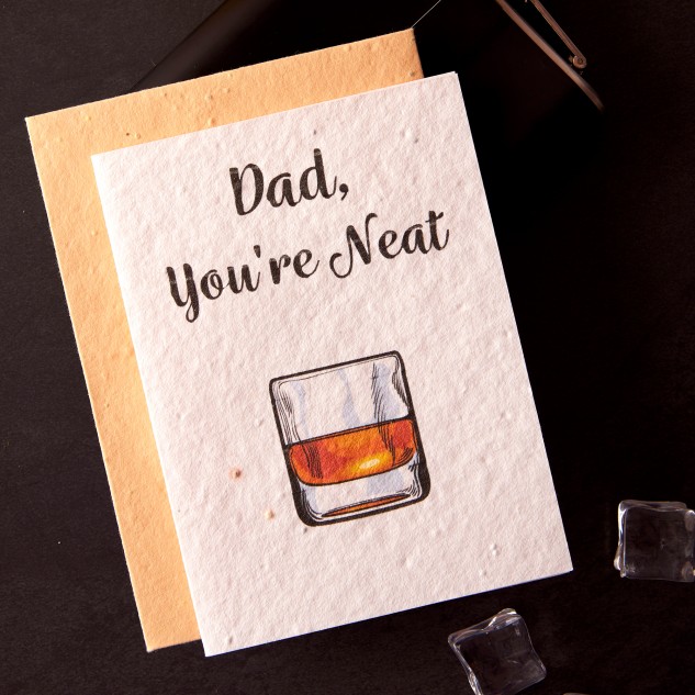 Greeting Card - Note Card for a Neat Dad