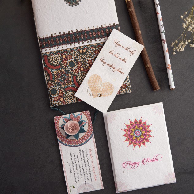 A Mini Stationery Rakhi Gift Kit - Dreamers Theme