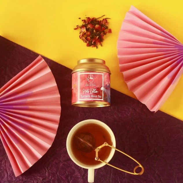 Rose Turmeric Tea - Holi edition