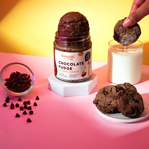 Lite Chocolate Fudge Cookie Dough - 200 grams
