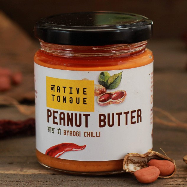 Peanut Butter with Byadgi Chilli - 200 grams