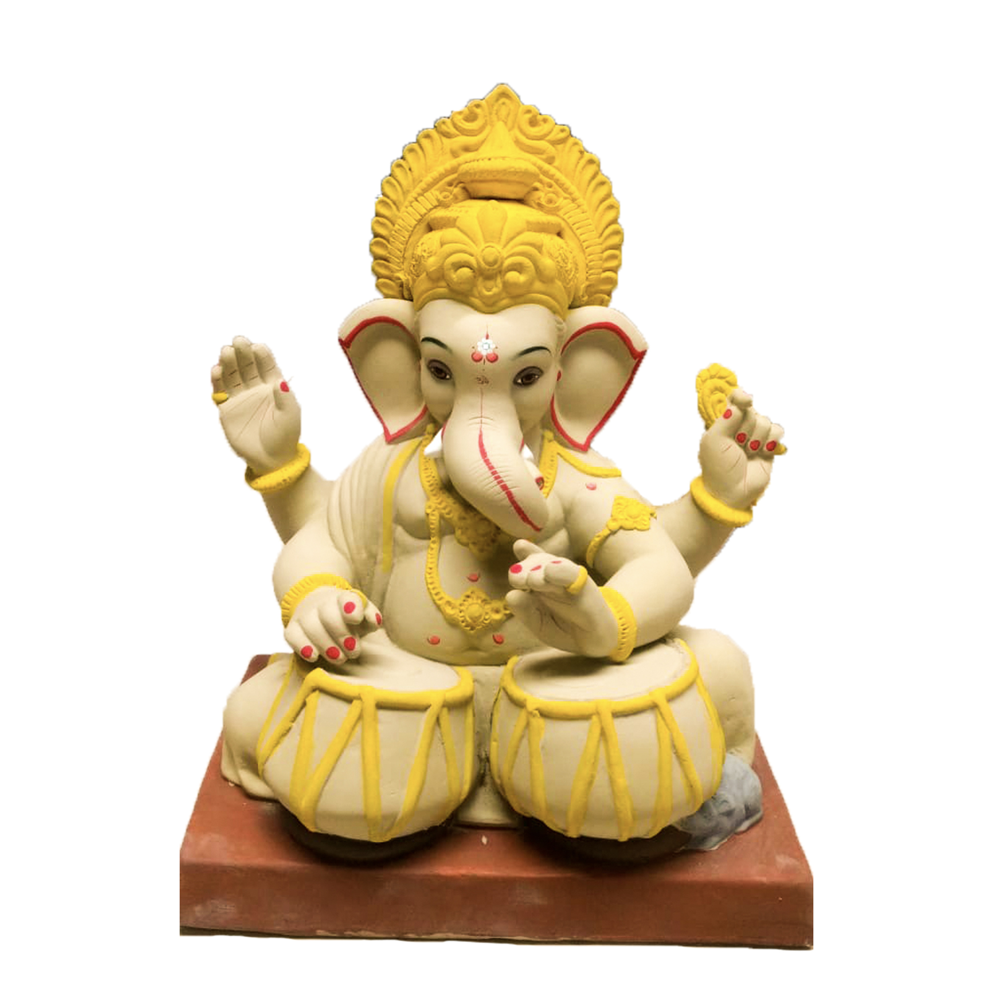 Buy Tabala Ganesh Idol - 19 Inches, Navi Mumbai Online at the Best ...