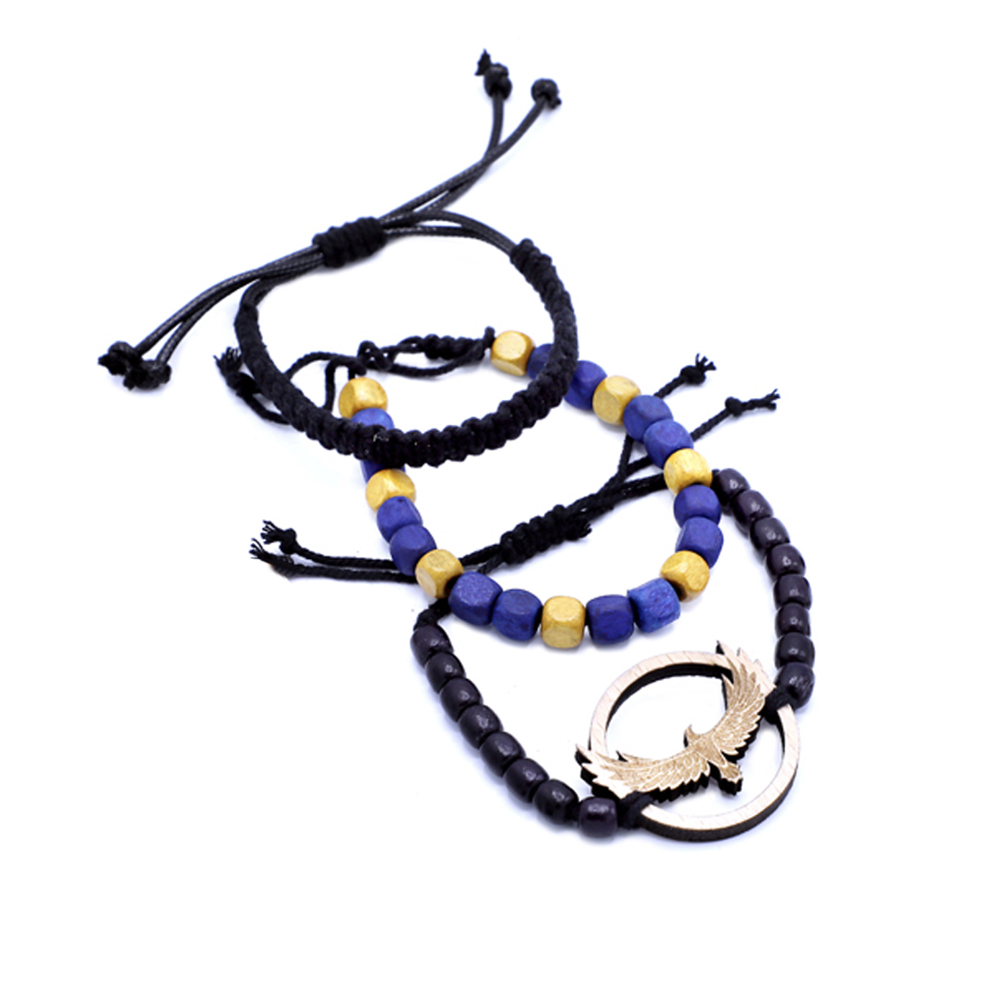 Beaded Loop Link Baguette - Earth Mix