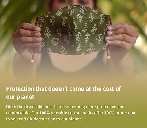 Conscious carry-ons - Face masks Banner