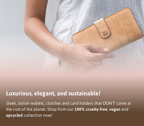 Conscious carry-ons - Wallets, clutches & card holders Banner