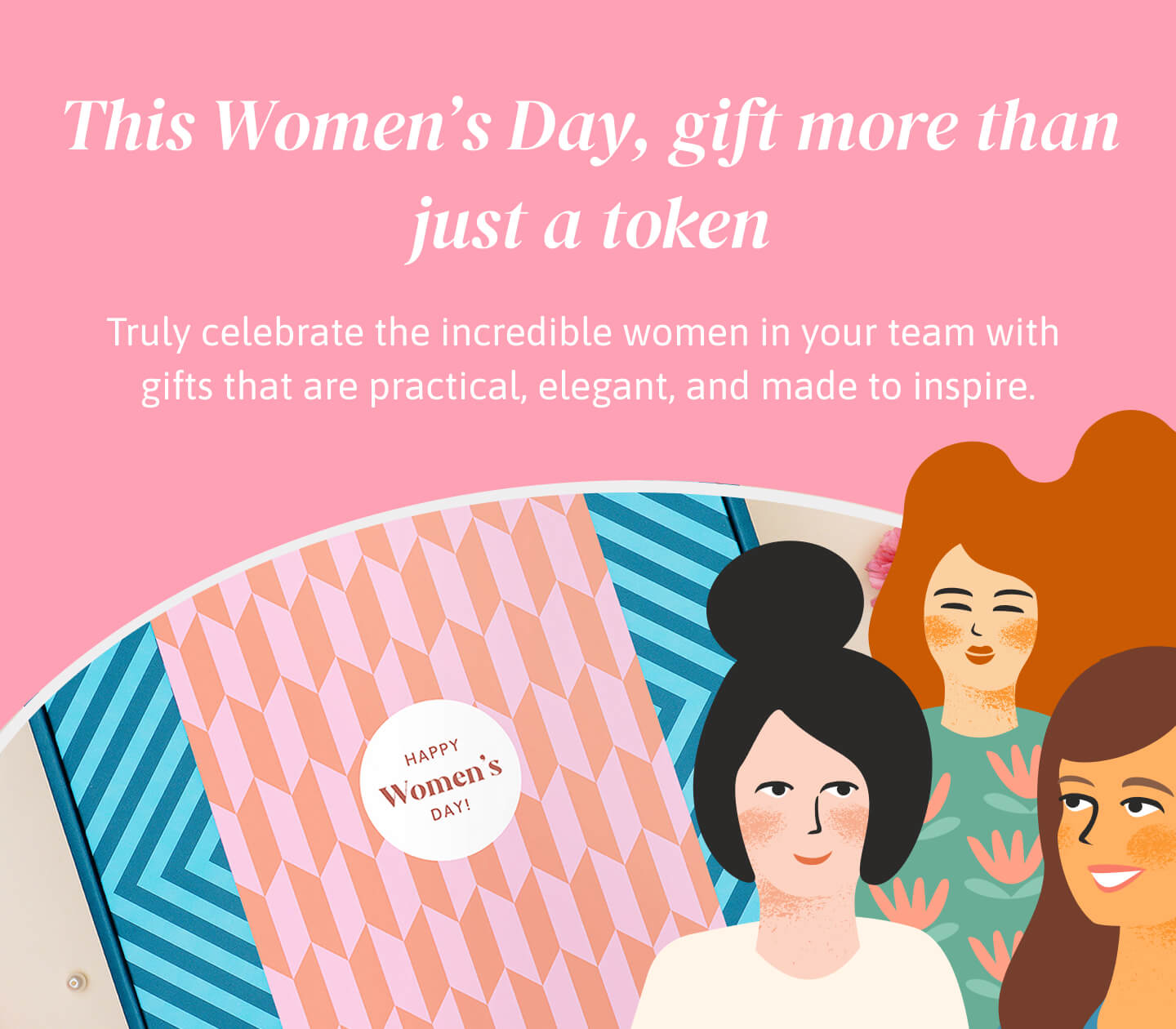 Women's Day Corporate Gifting Banner mobile